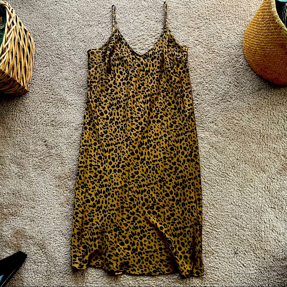 A New Day Leopard Slip Dress